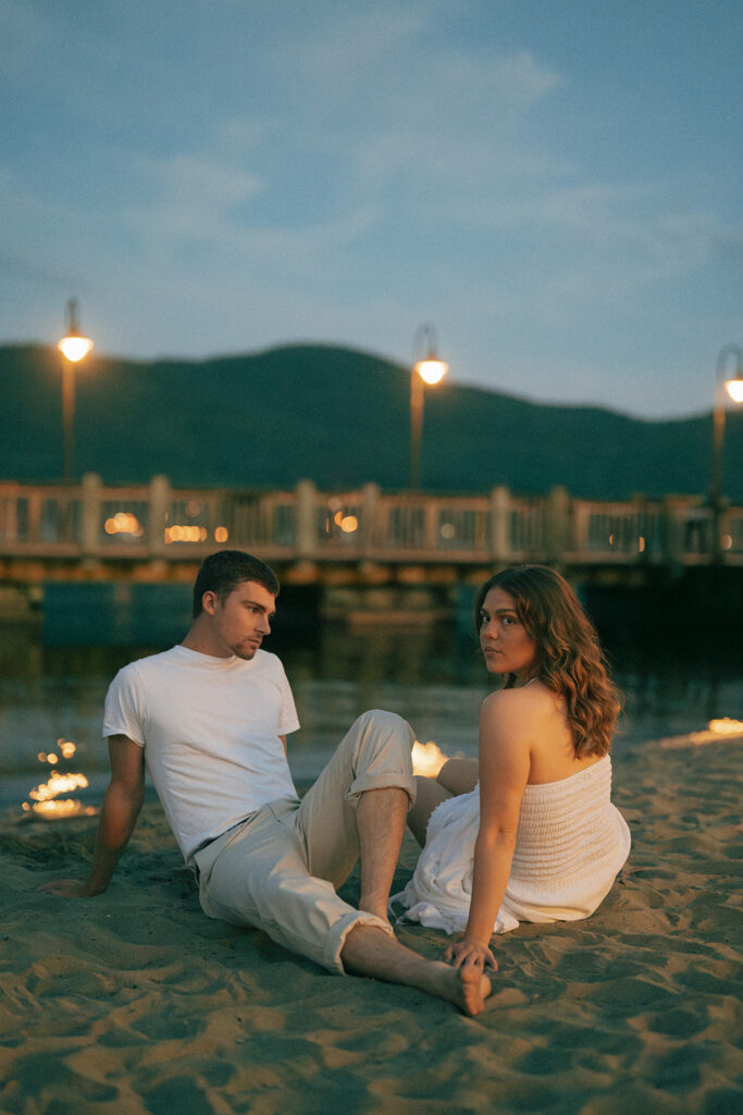 Moody Couples Session at Lake George, NY