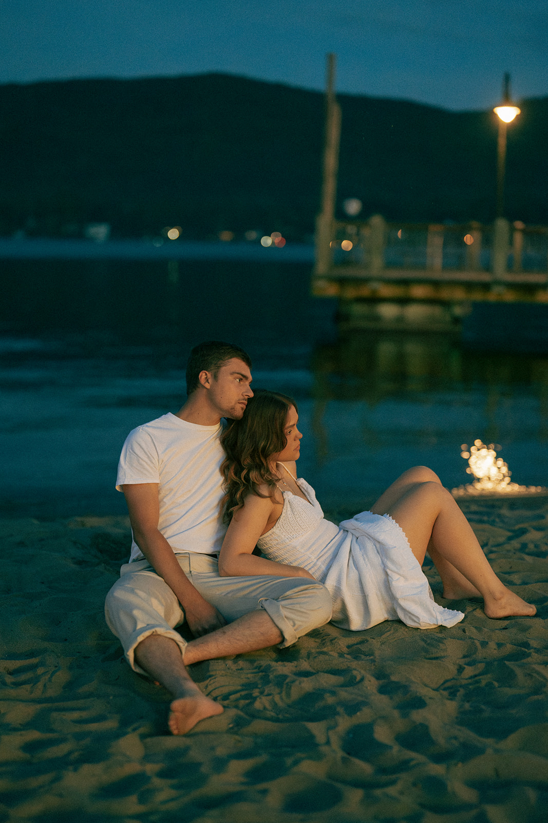 couple at their moody couples session