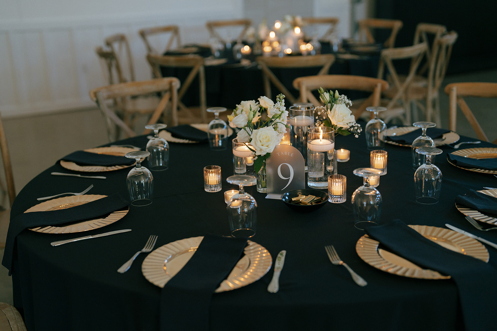 reception tables decor