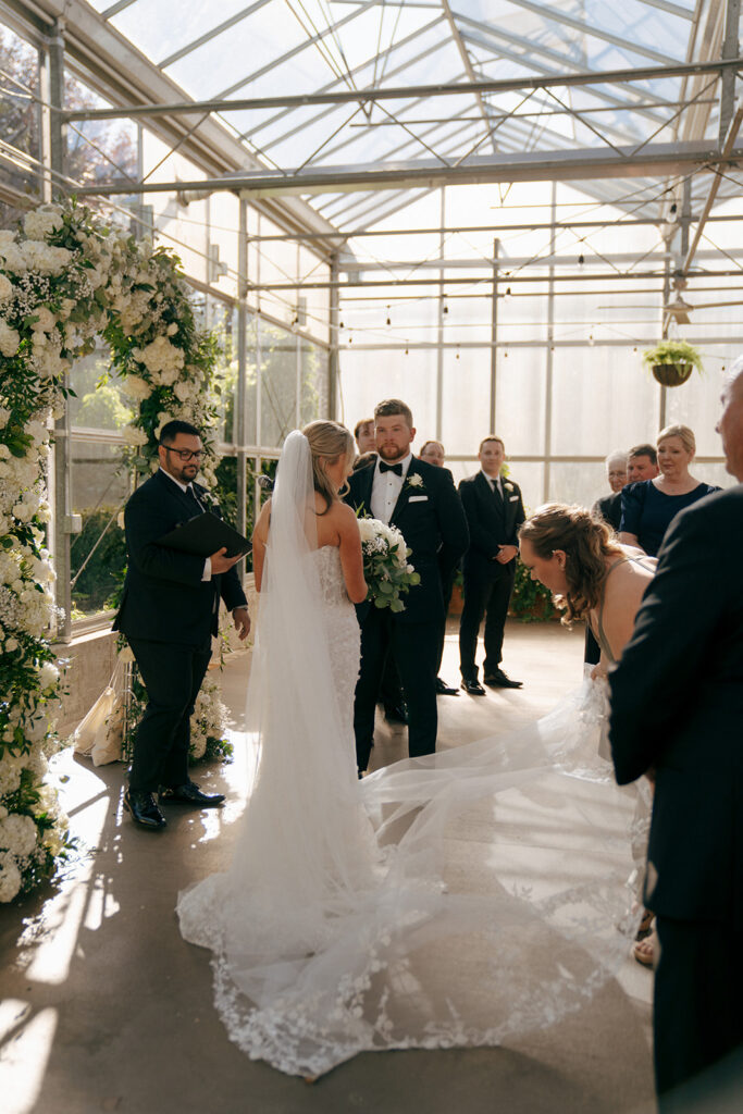 happy couple at their dream wedding ceremony