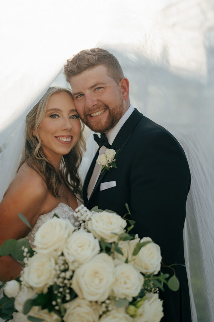 couple smiling at the camera