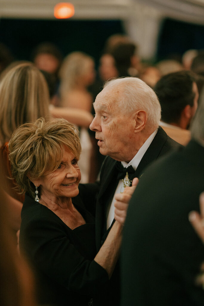 guests dancing at the wedding