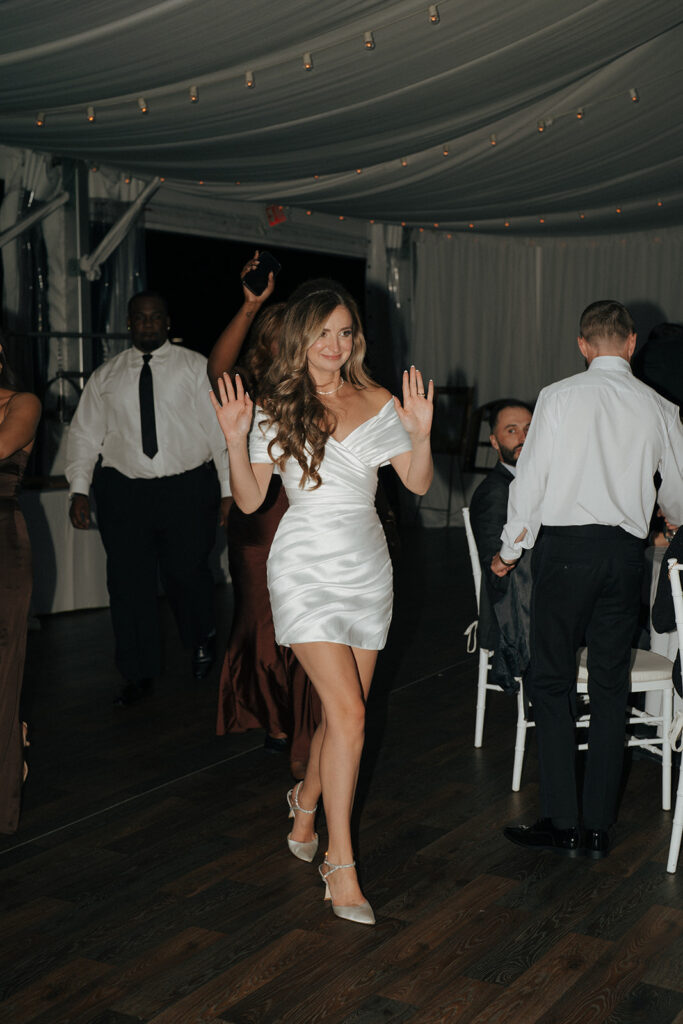 bride dancing