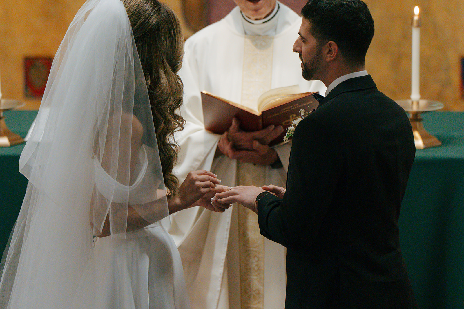 bride and groom at their dream wedding