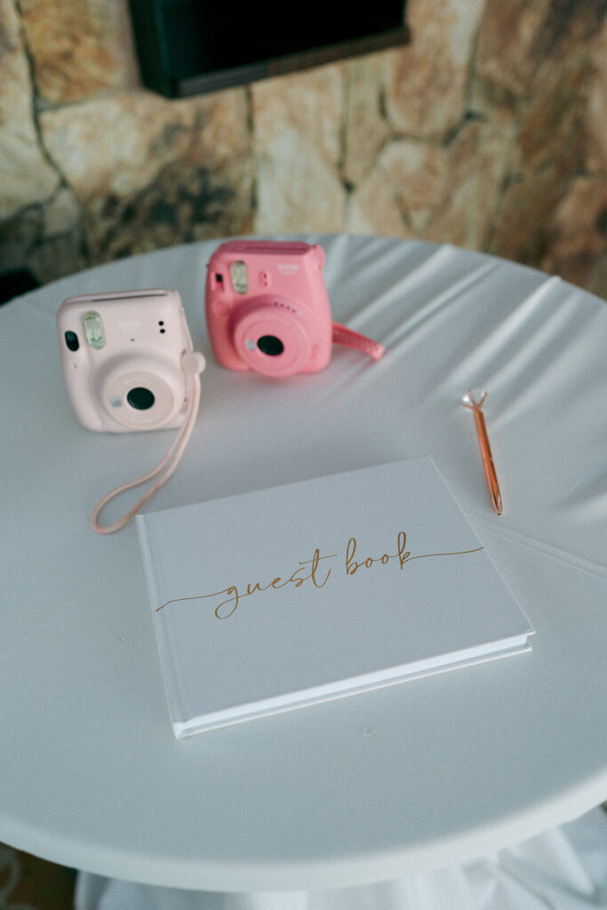 cute details at the reception in cabo