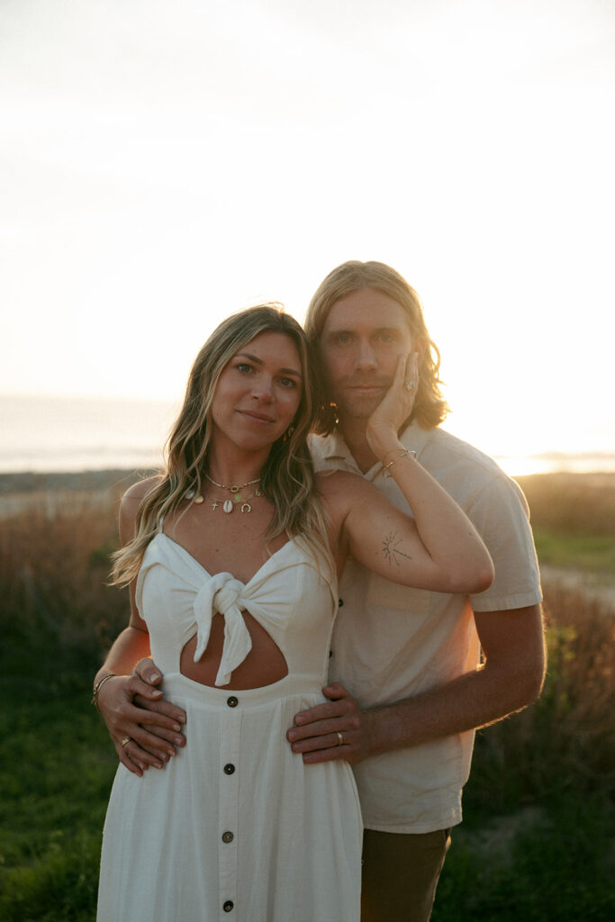 This Onofre Beach Couple Session Is Giving Effortless West Coast Love Story