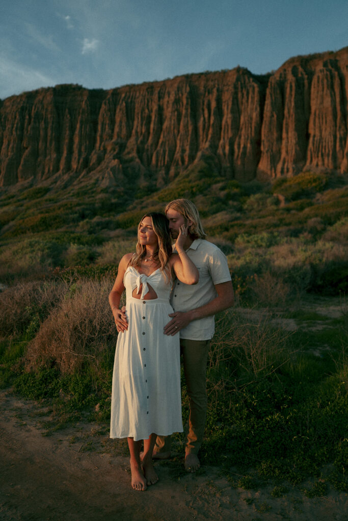 golden hour beach photoshoot