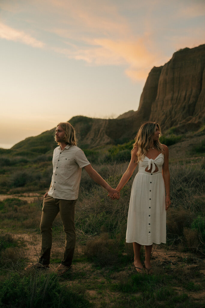 golden hour beach photoshoot