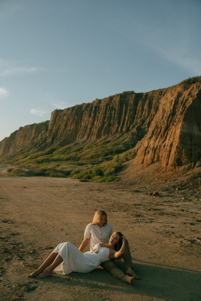 couple at their playful photoshoot