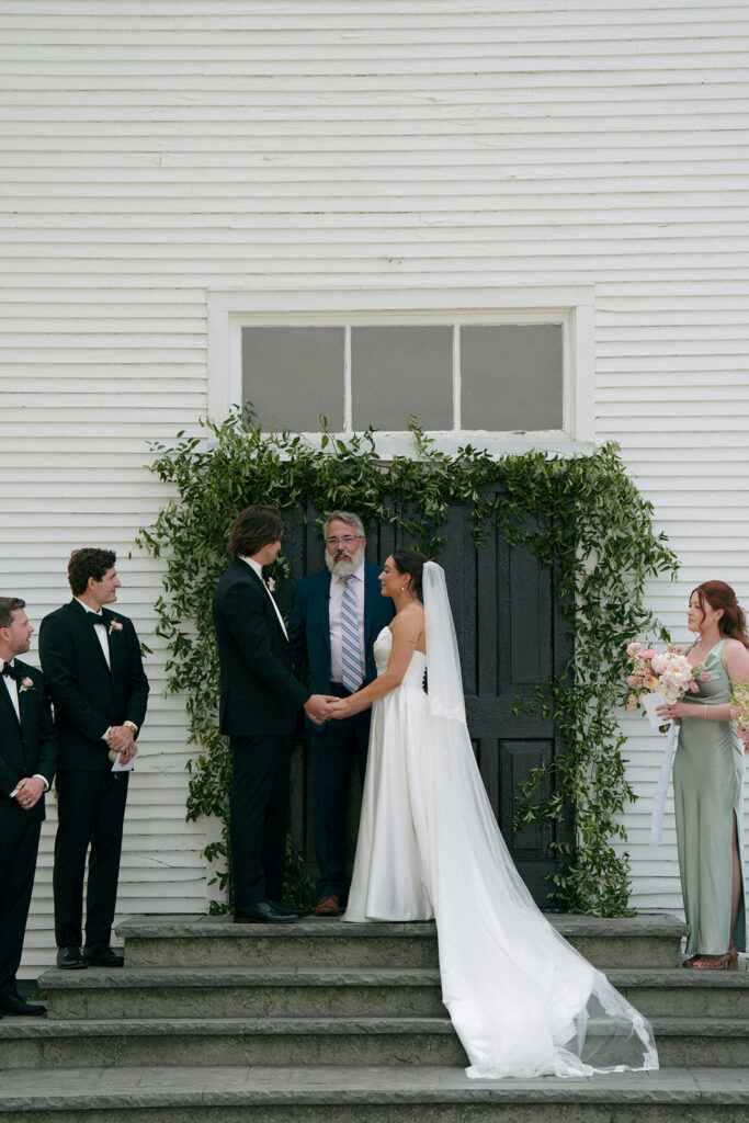 cute couple at their dream wedding ceremony