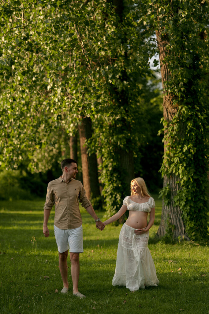cute couple at their whimsical photoshoot