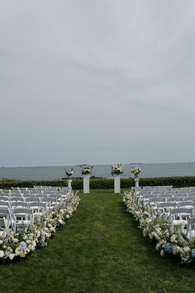 stunning florals at the ceremony