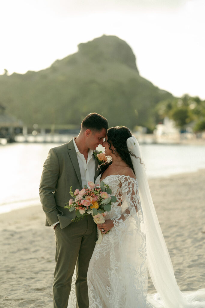 cute picture of the newlyweds