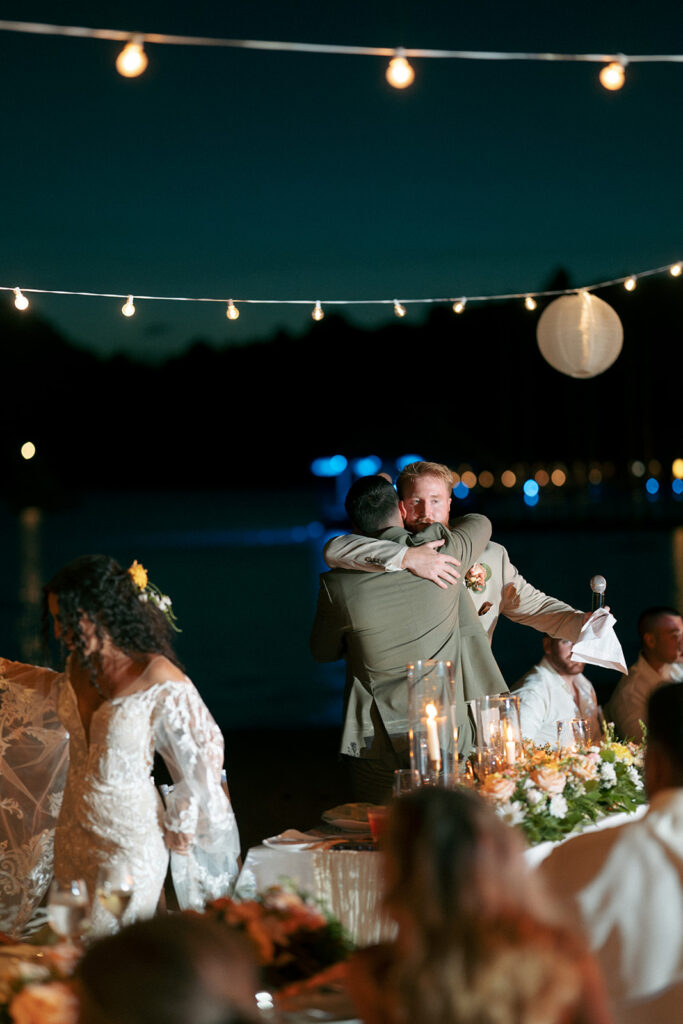 happy couple at their dream wedding