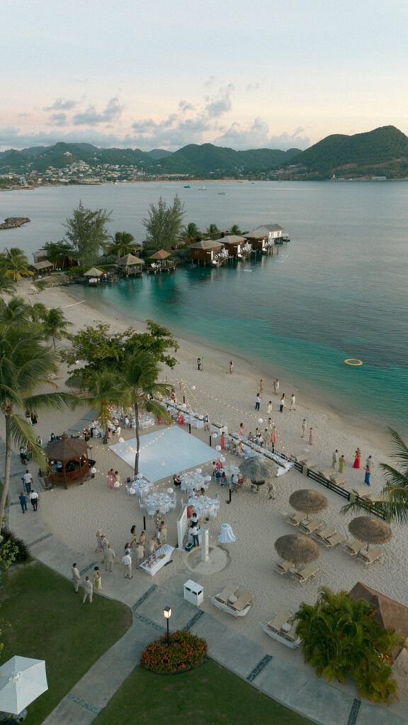 Colorful Destination Wedding Weekend at Sandals Grande St. Lucia