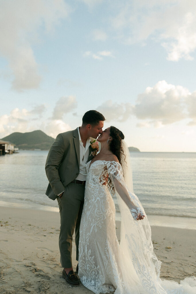 happy couple at their dream bridal photos