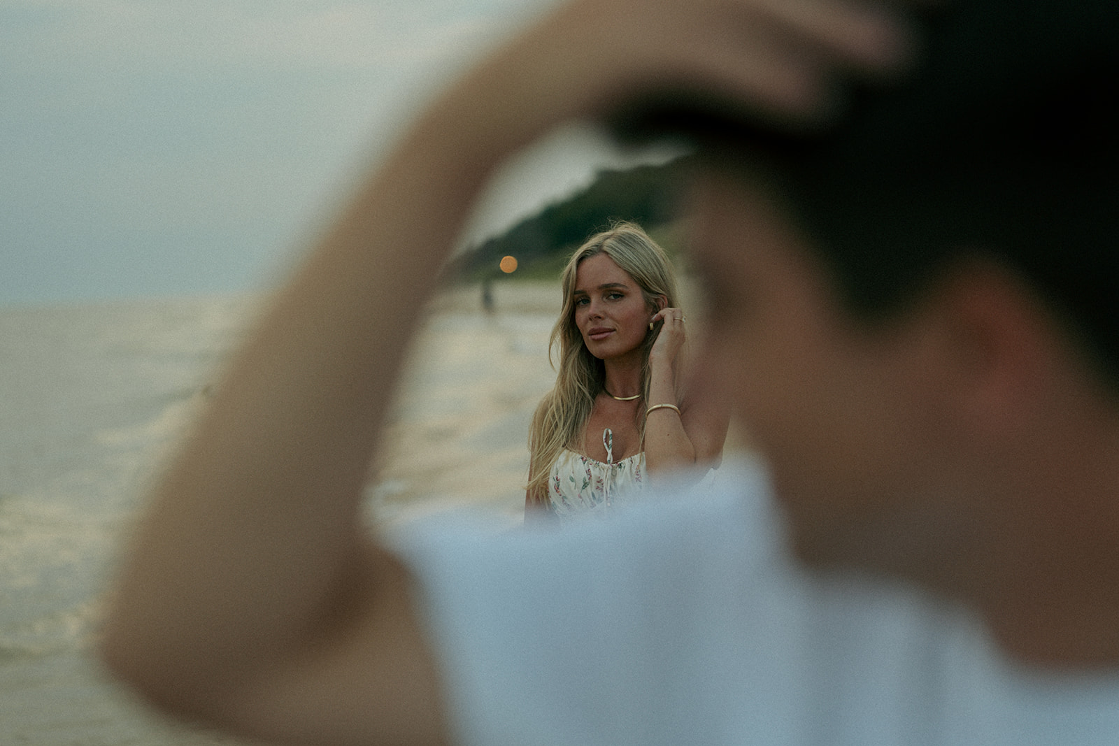 Annika & Charlie’s Dreamy Muskegon Beach Engagement Photos