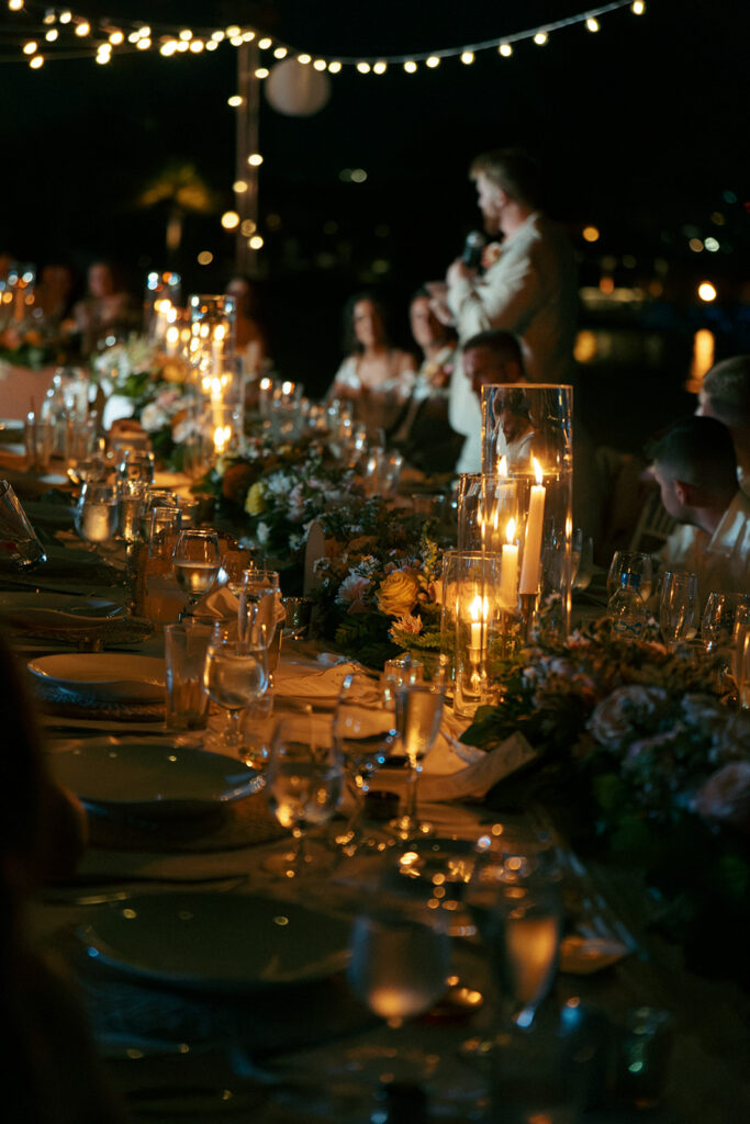 speeches at the wedding reception