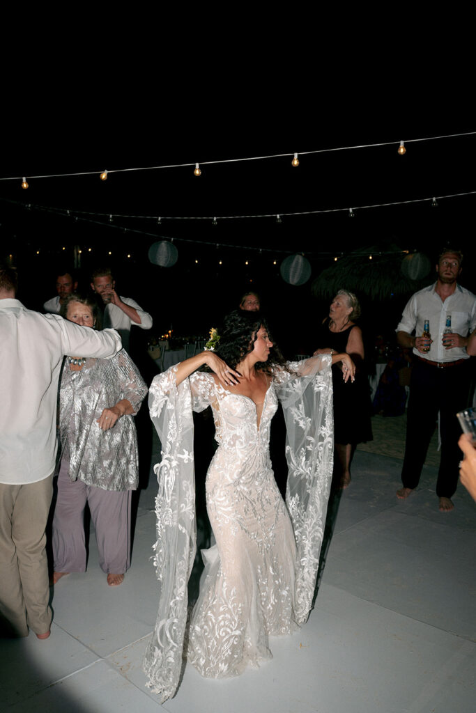 fun wedding reception party