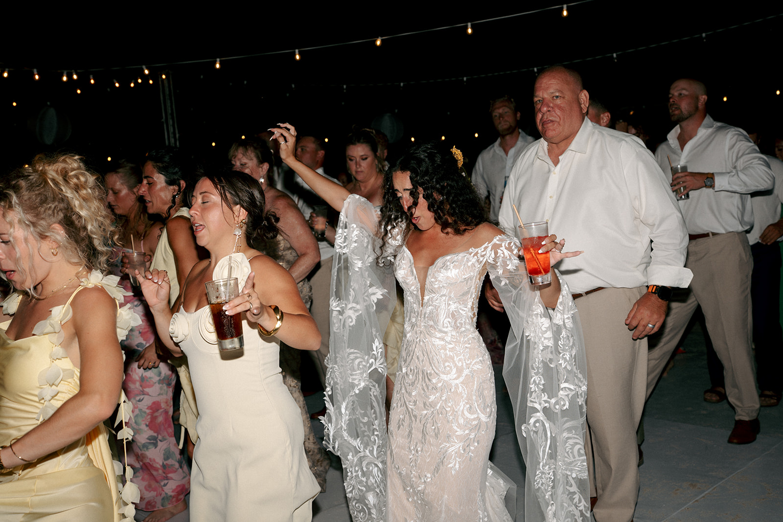 fun wedding reception party