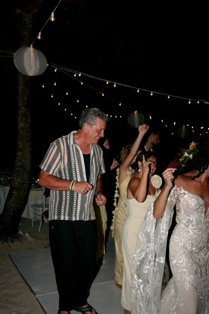 fun wedding party