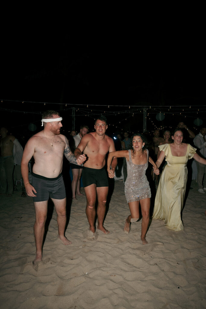 fun wedding reception party