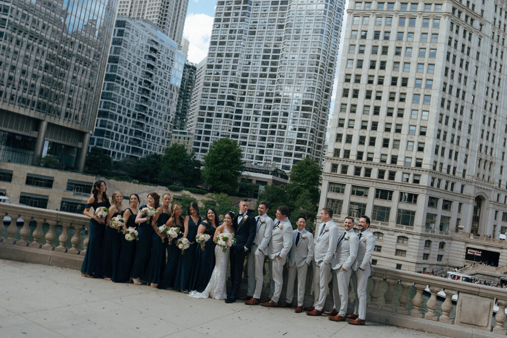 A Cinematic Ovation Chicago Wedding With Film Moments & a Vintage Rolls Royce