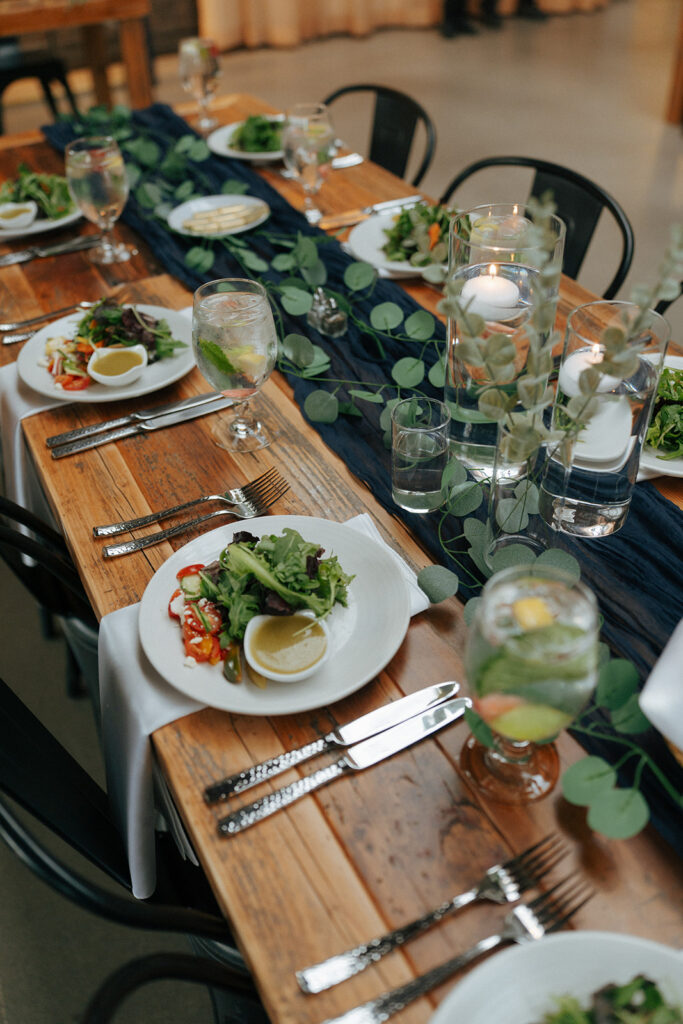 Stunning reception details