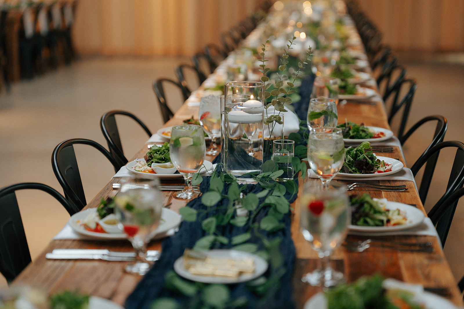 Elegant and timeless reception decor