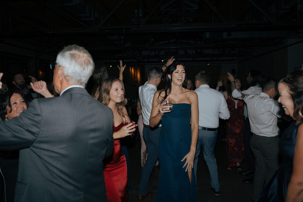 fun wedding reception party