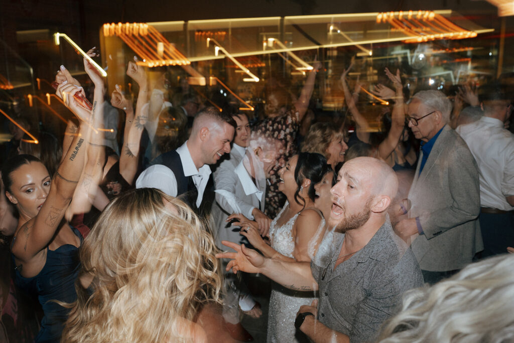 Guests at the reception party